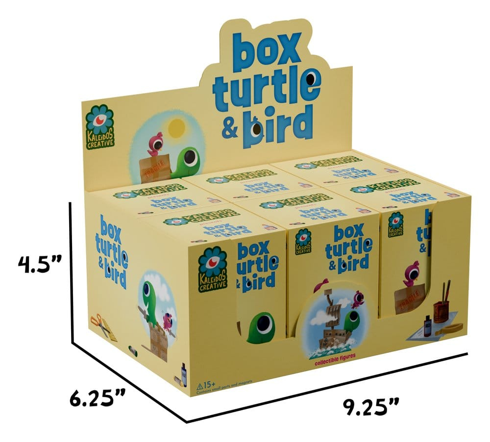 Box Turtle and Bird Mini Figures S1 9 cm Blind Box Display (6) [2]