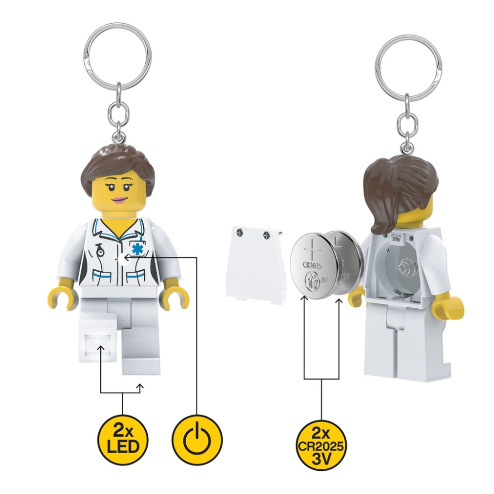 Breloc cu LED LEGO Asistentă [4]