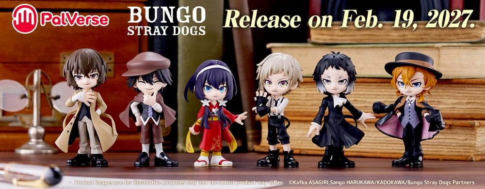 Bungo Stray Dogs PalVerse Mini Figures Blind Box Display (6) [16]