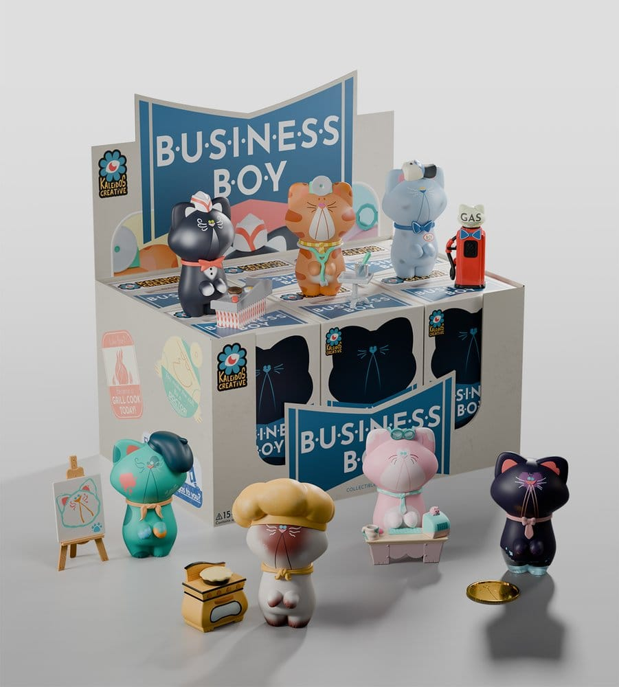Business Boy Mini Figures S1 8 cm Blind Box Display (6) [11]