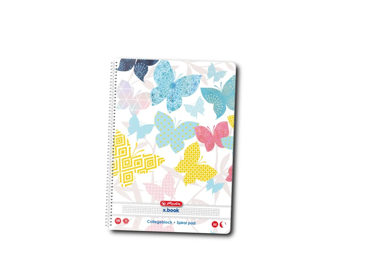 CAIET A4 100 FILE CU SPIRALA PATRATELE MOTIV ENJOY LIFE - ECONOMIC [2]