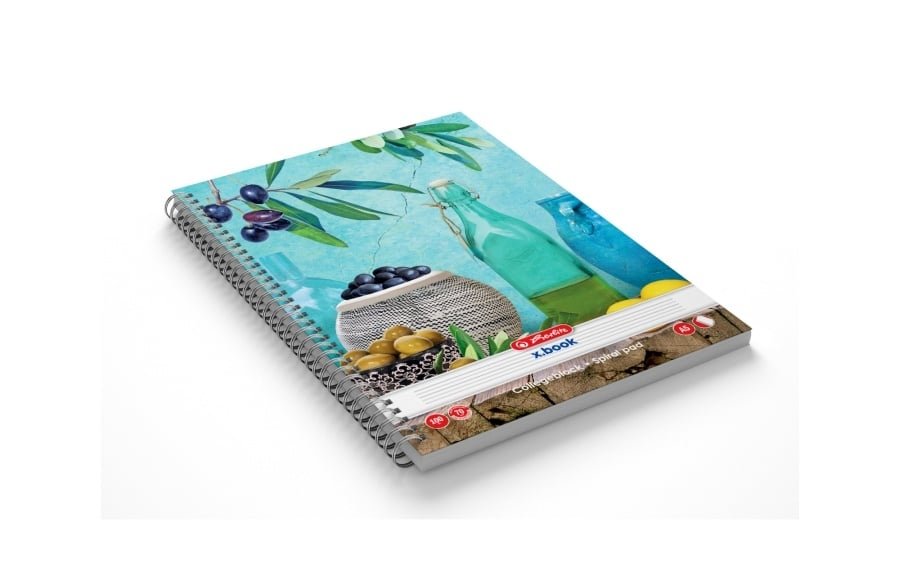 Caiet A5 cu spira 100 file dictando – colectia Enjoy Life Herlitz [4]
