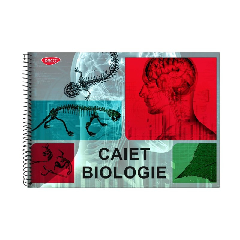 Caiet DACO Biologie A4 24 file dictando + desen spira carton tematic [1]