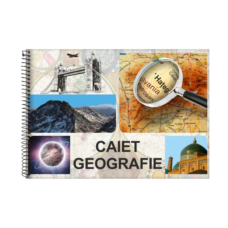 Caiet DACO Geografie A4 24 file dictando + desen spiralat coperta carton [1]