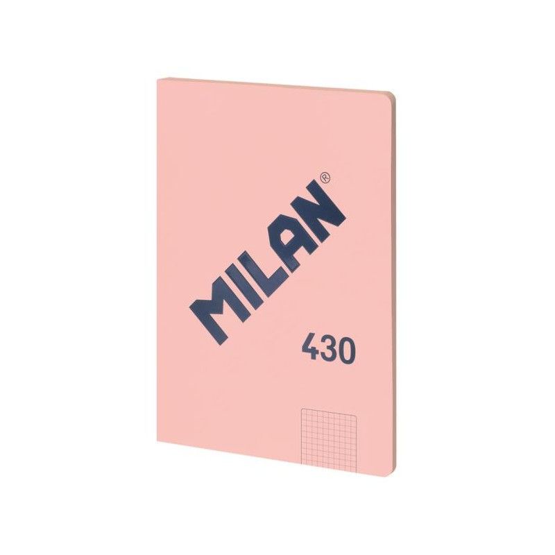Caiet MILAN Serie 1918 A4, 48 file, matematica, cusut, coperta roz [1]