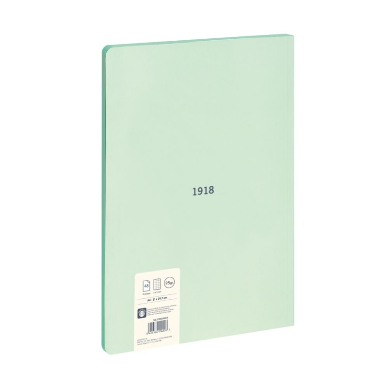 Caiet MILAN Serie 1918 A4 48 file matematica cusut coperta verde [3]