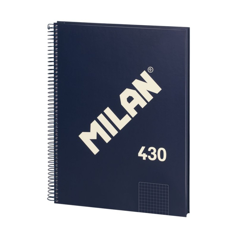 Caiet MILAN Serie 1918 A4 80 file matematica spira coperta carton [1]