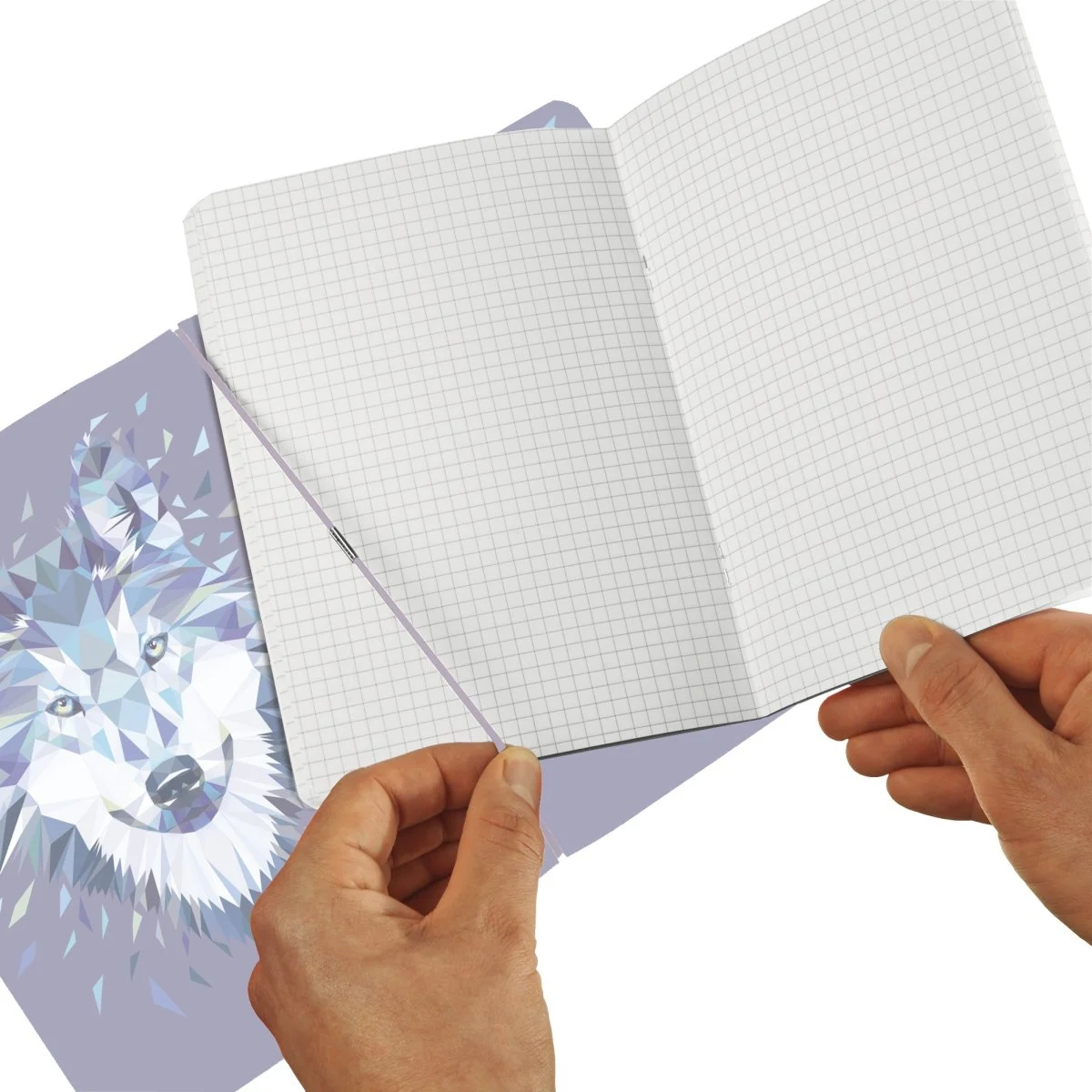 CAIET MY.BOOK FLEX A5 40F PATRATELE MOTIV WILD ANIMALS WOLF [3]