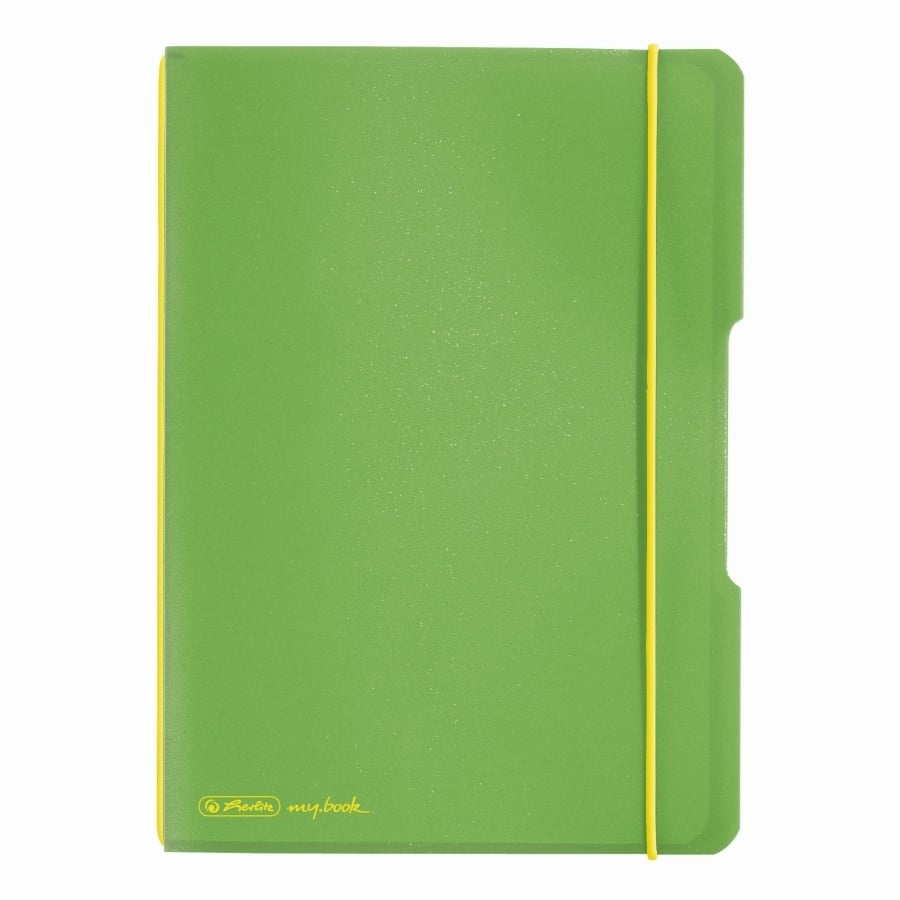 CAIET MY.BOOK FLEX A5 40F PATRATELE  VERDE DESCHIS TRANSPARENT [1]