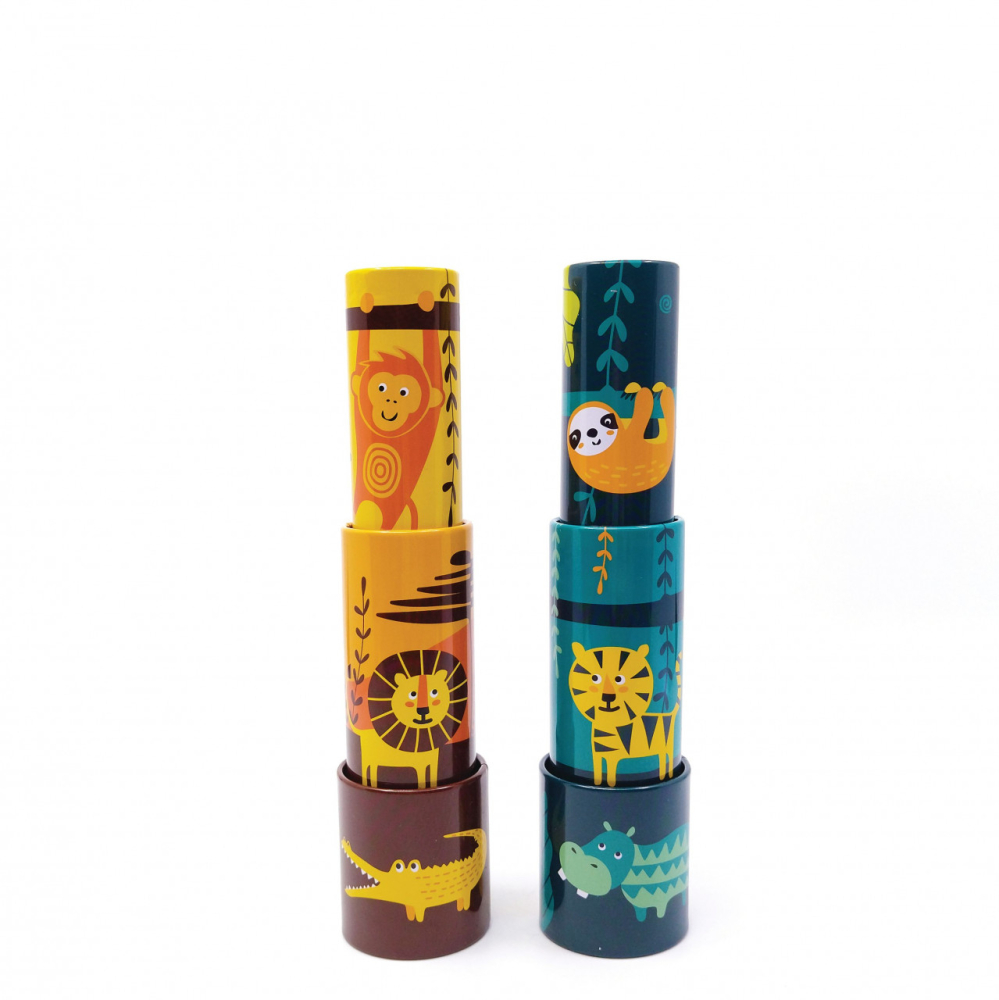 Caleidoscop metalic telescopic Jungla [3]