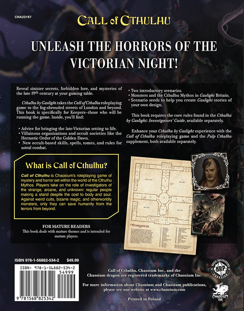 Call of Cthulhu RPG Cthulhu by Gaslight Keeper's Guide [2]