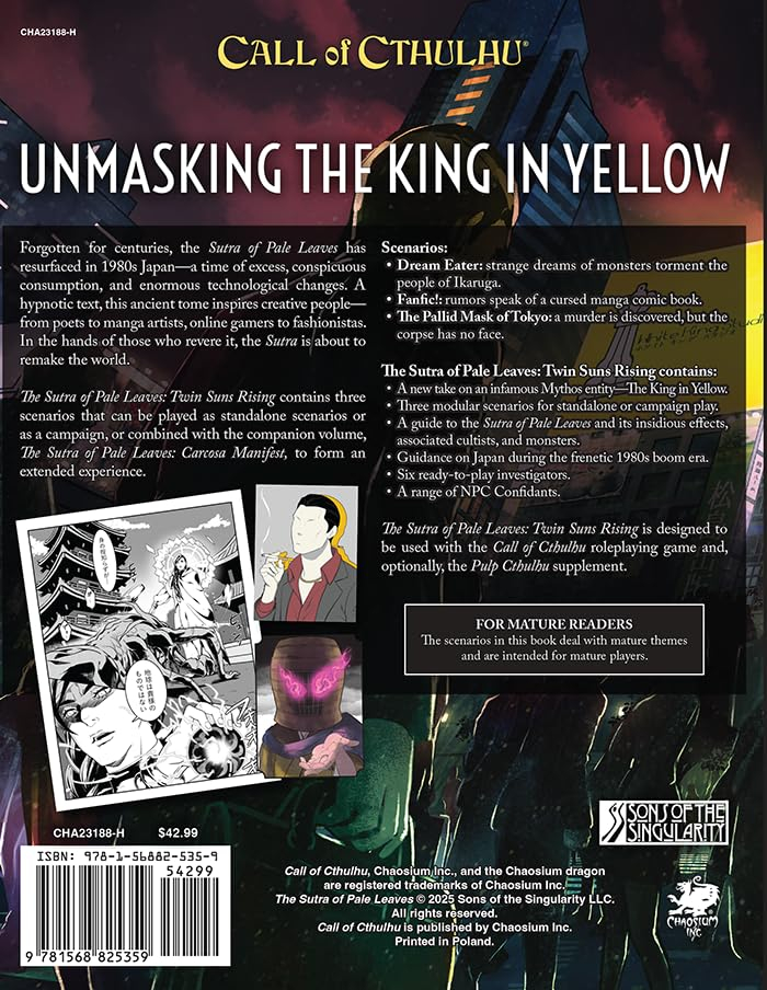 Call of Cthulhu – The Sutra of Pale Leaves: Twin Suns Rising (Scenarii 1980s Japonia) [2]