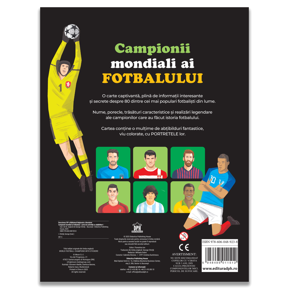 Campionii mondiali ai fotbalului – Carte cu abtibilduri 5+ ani [2]