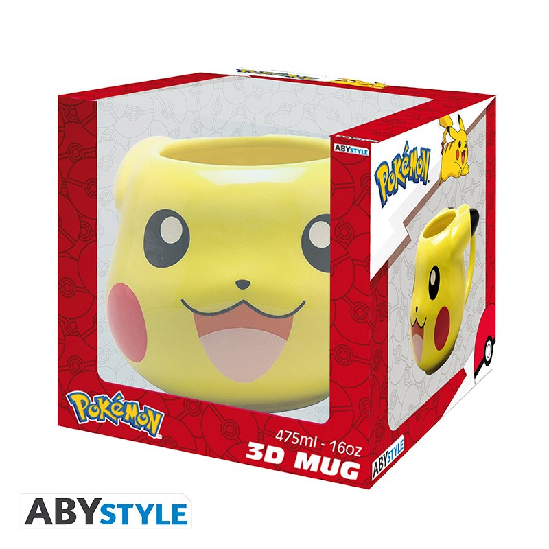 Cana 3D Pikachu Pokemon - 475 ml - GB Eye [1]