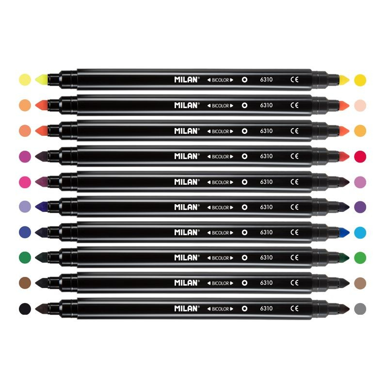 Carioci MILAN bicolor – set 10 bucati [2]