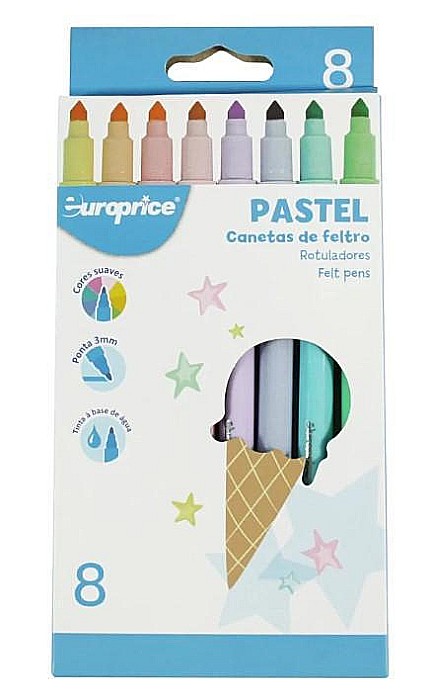 Carioci pastel 8 culori [1]