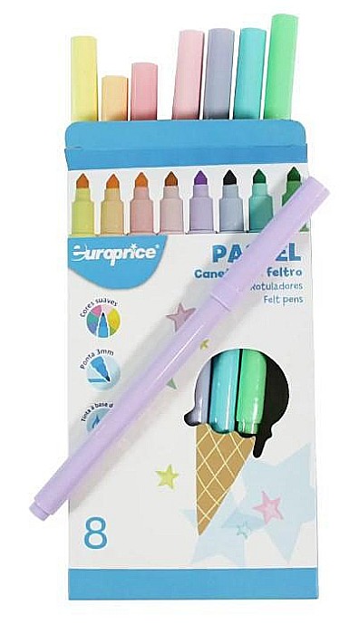 Carioci pastel 8 culori [2]
