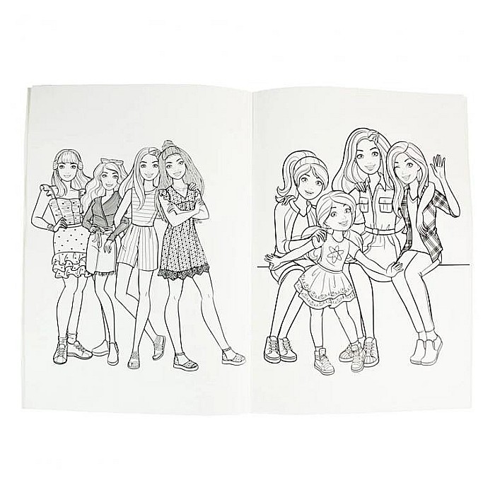 Carte de colorat Barbie Fashionable Colours 1 [2]