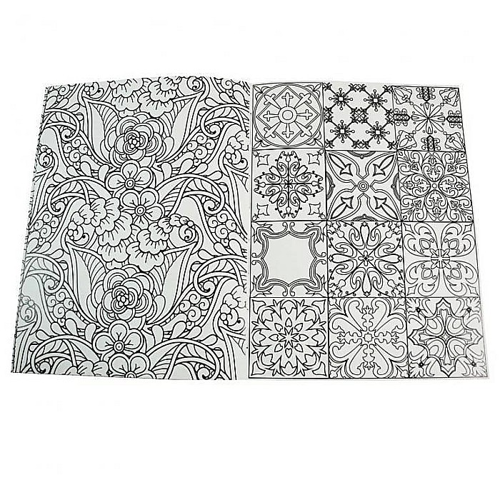 Carte de colorat Calm and Peace Azulejos [2]