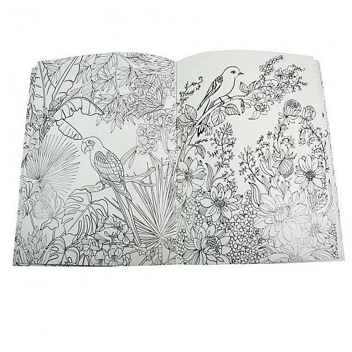 Carte de colorat Calm and Peace Birds [2]