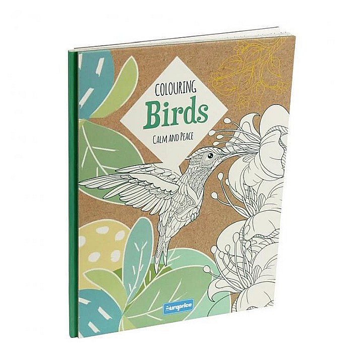 Carte de colorat Calm and Peace Birds [1]