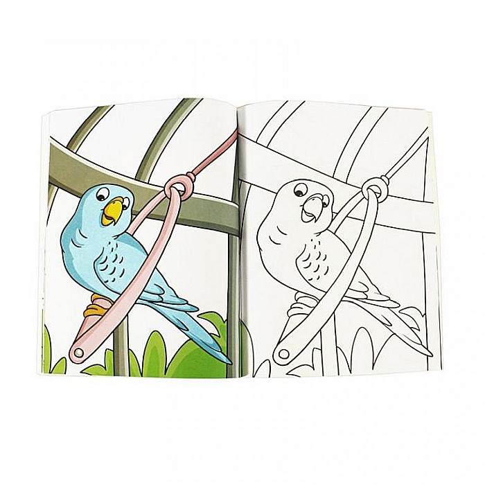 Carte de colorat Colorful Animals - Animale de companie [2]