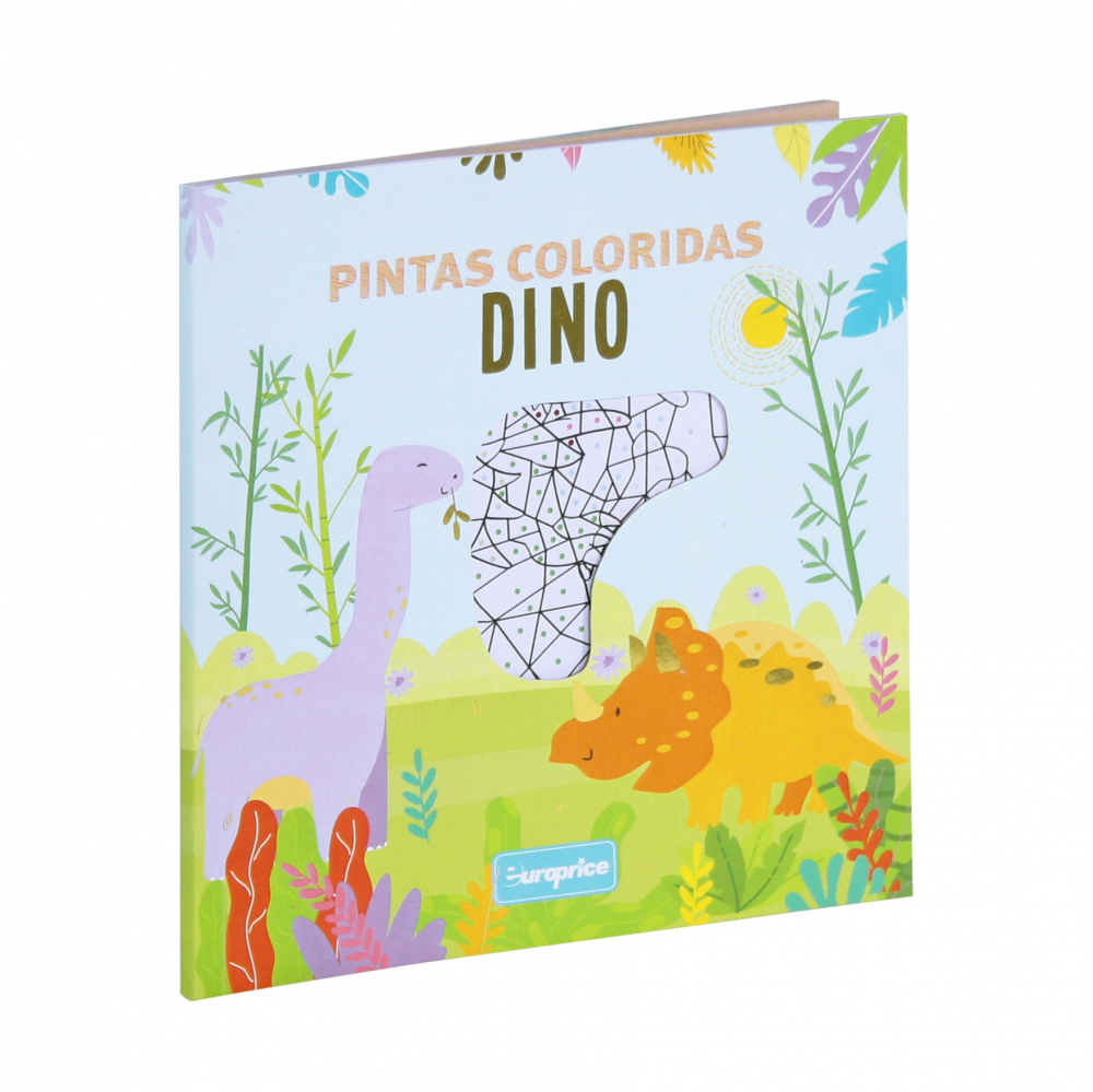 Carte de colorat Colorful Spots Dinozauri [1]