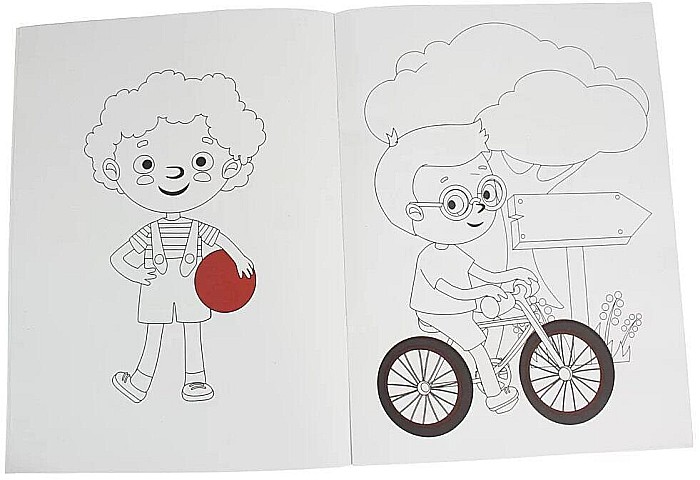 Carte de colorat Colorfun Holiday [2]