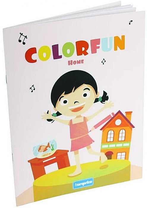 Carte de colorat Colorfun Home [1]