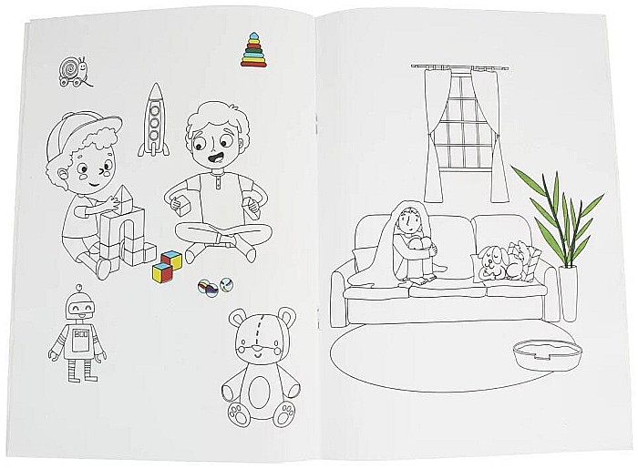 Carte de colorat Colorfun Home [2]