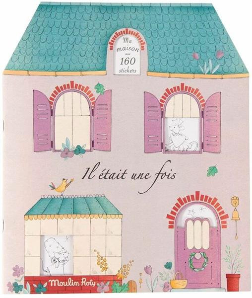 Carte de colorat cu abtibilduri, A fost odata, Moulin Roty [1]