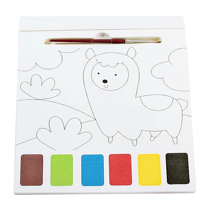 Carte de colorat cu acuarele Animale [2]