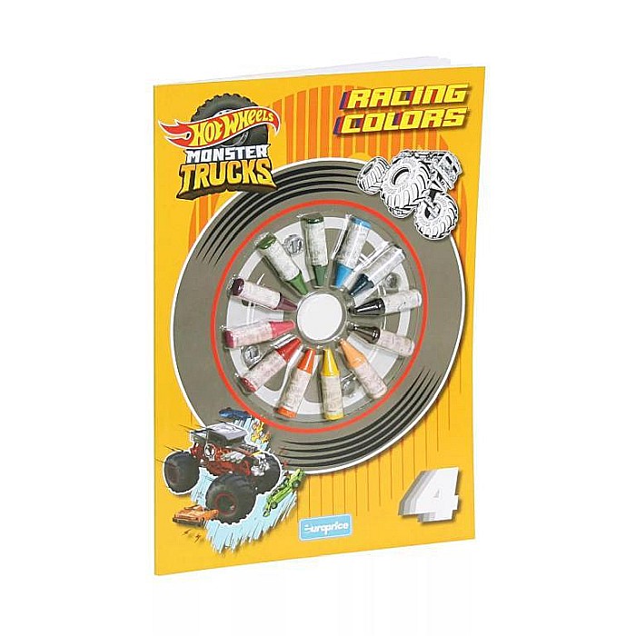 Carte de colorat Hot Wheels Racing Colours 4 [1]