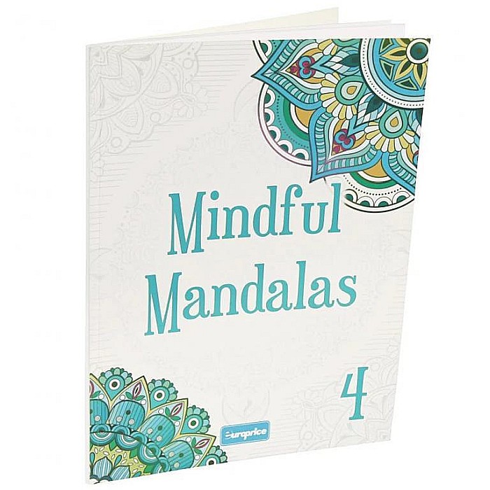 Carte de colorat pentru adulti Mindful Mandalas 4 [1]