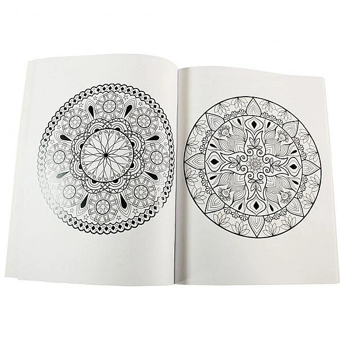 Carte de colorat pentru adulti Mindful Mandalas 4 [2]