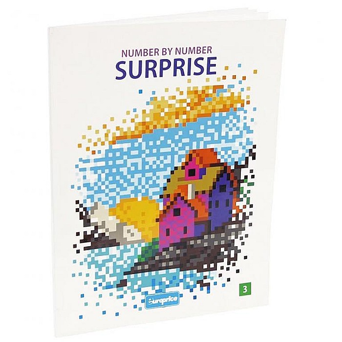 Carte de colorat pentru adulti Number by number Surprize 3 [1]
