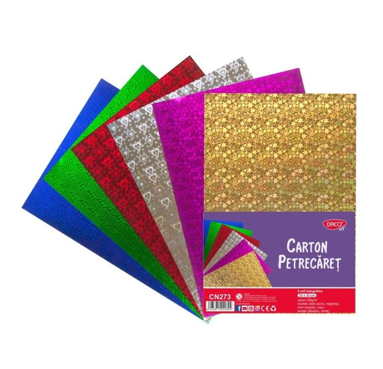 Carton holografic petrecaret Set 6 DACO CN273 [1]