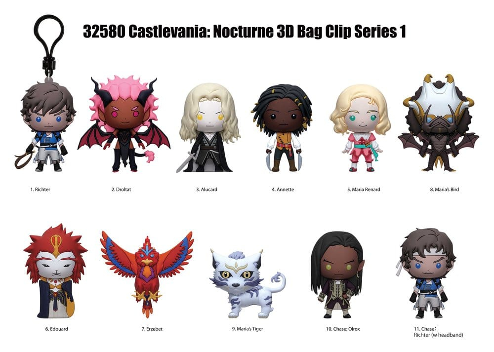 Castlevania Nocturne 3D Foam Bag Clips Serie 1 Display (24) [3]