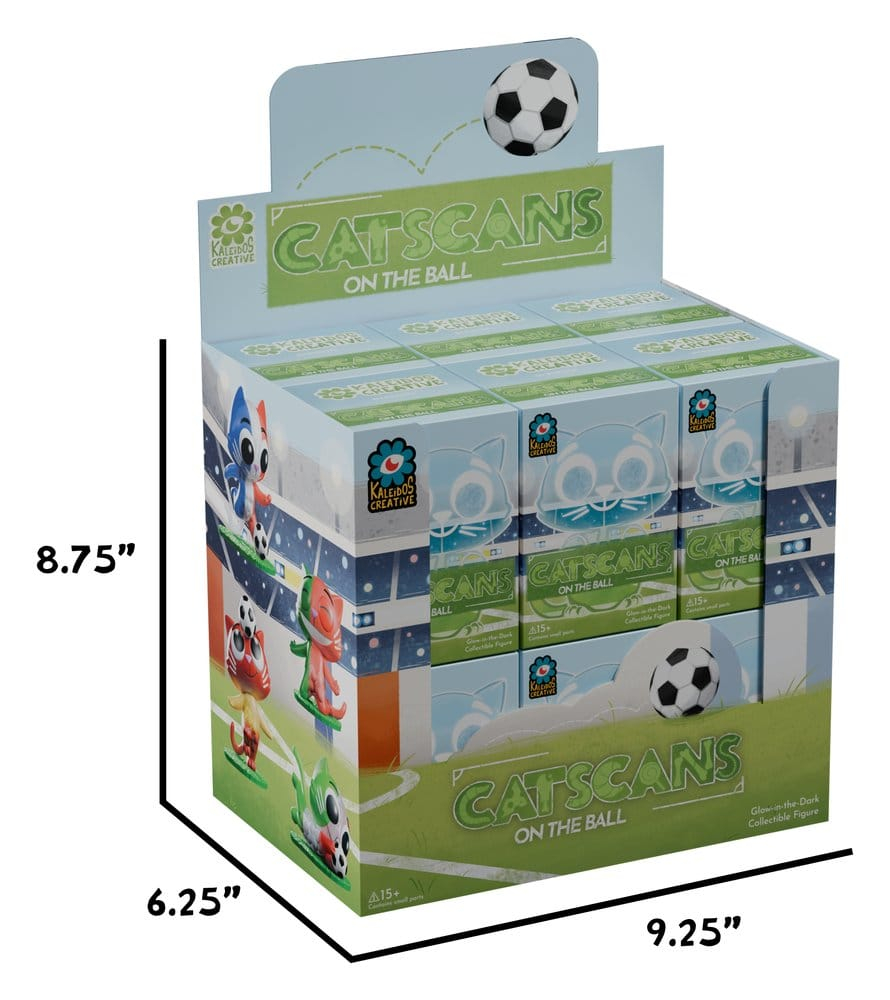Cat Scans Mini Figures S3 - On the Ball 6 cm Blind Box Display (12) [4]