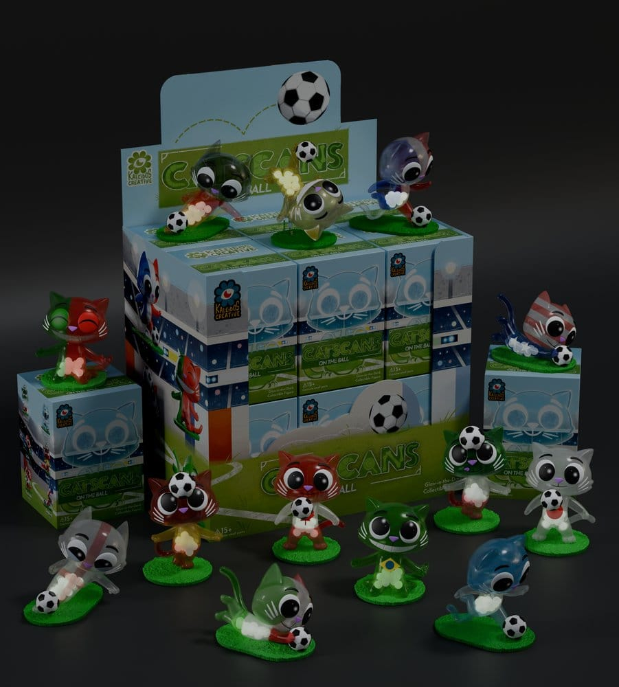 Cat Scans Mini Figures S3 - On the Ball 6 cm Blind Box Display (12) [3]
