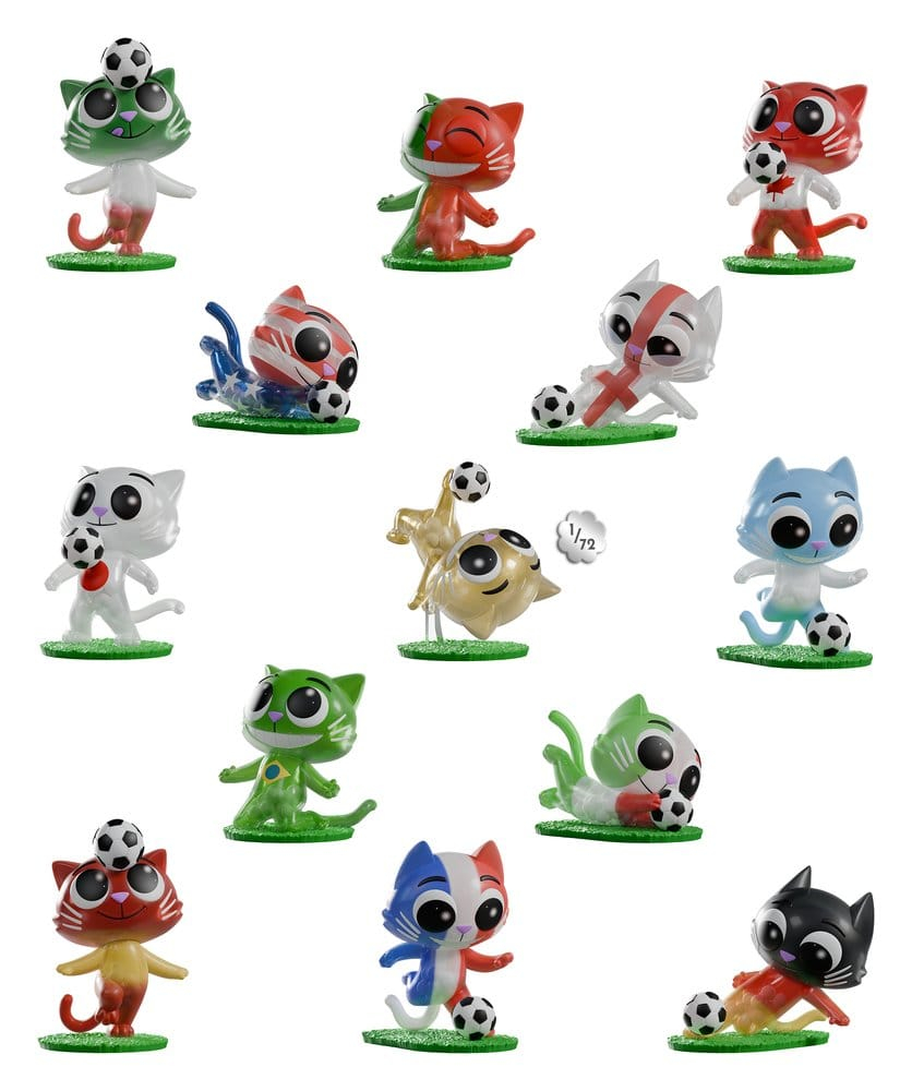Cat Scans Mini Figures S3 - On the Ball 6 cm Blind Box Display (12) [5]
