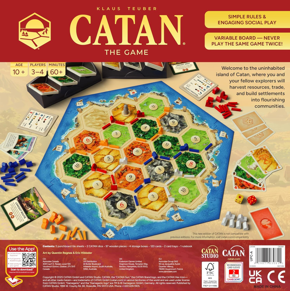Catan 6th Edition Joc de societate strategie familie 3-4 jucatori [3]