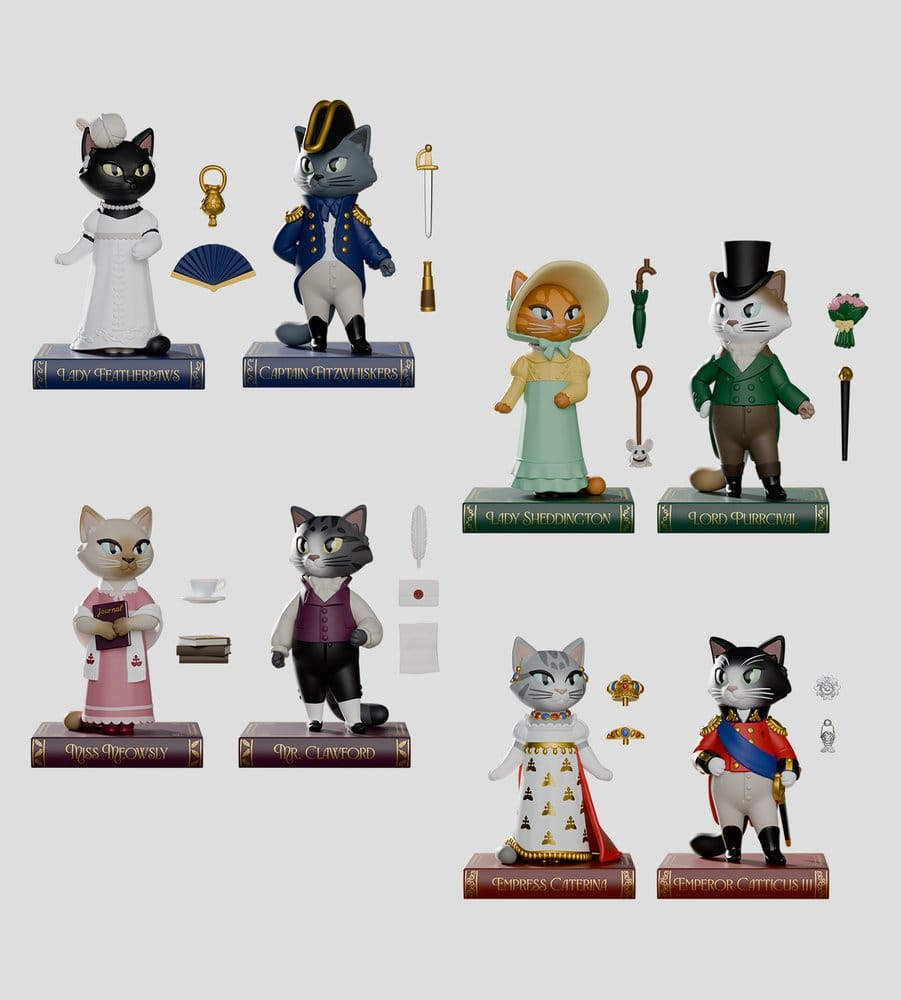 Regency Cats Mini Figures S1 9 cm Blind Box Display (6) [11]