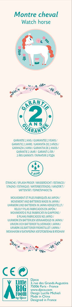 Ceas de mana Pasiune pentru cai, Djeco [4]