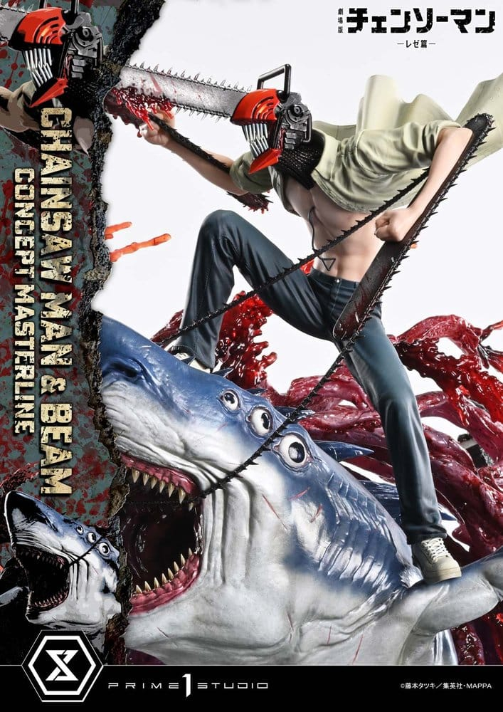 Chainsaw Man Concept Masterline Series Statue 1/6 Chainsaw Man & Beam 73 cm [17]