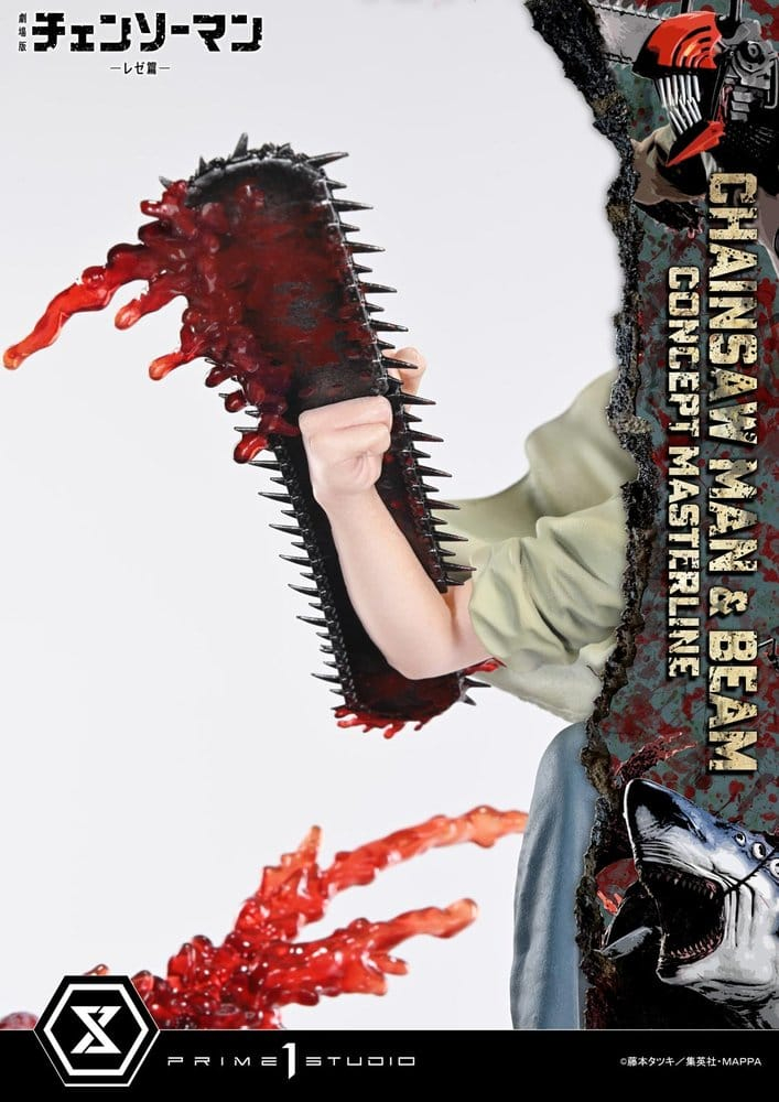 Chainsaw Man Concept Masterline Series Statue 1/6 Chainsaw Man & Beam Bonus Version 73 cm [20]