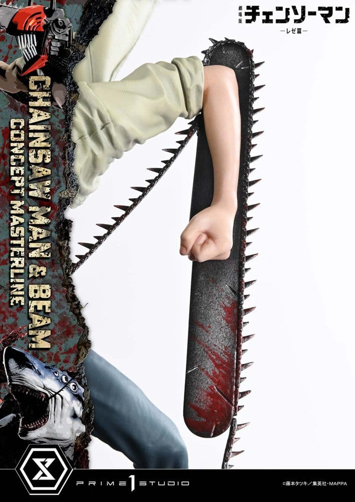 Chainsaw Man Concept Masterline Series Statue 1/6 Chainsaw Man & Beam Bonus Version 73 cm [21]