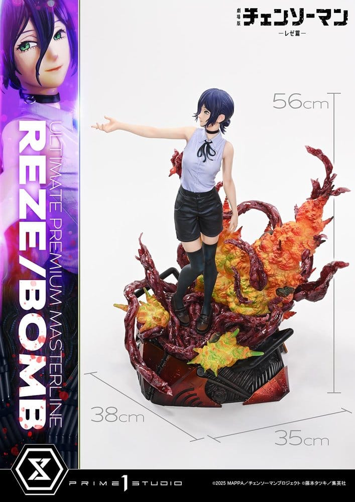 Chainsaw Man Ultimate Premium Masterline Series Statue 1/4 The Movie: Reze Arc REZE/BOMB 56 cm [6]