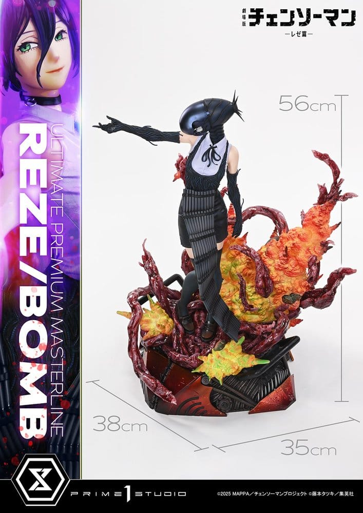 Chainsaw Man Ultimate Premium Masterline Series Statue 1/4 The Movie: Reze Arc REZE/BOMB DX Bonus Version 56 cm [5]