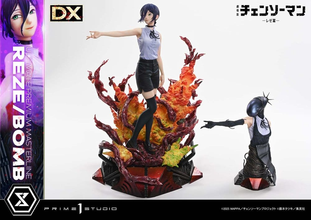 Chainsaw Man Ultimate Premium Masterline Series Statue 1/4 The Movie: Reze Arc REZE/BOMB DX Bonus Version 56 cm [15]